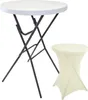 Stehtisch mit Husse Partytisch klappbar Ø 80 cm Höhe 110 cm Produktbild-Vorschau 1