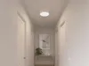 Runde LED Deckenleuchte Ø40 mit weißem Stoffschirm - Produktbild-Vorschau 6