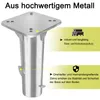 LZQ Universal-Bodenplatte für Sonnenschirm, 2 Stück Metall Produktbild-Vorschau 3