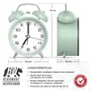 RELOJ DESPERTADOR BEARWARE, analógico, redondo, con luz, Vista previa de la imagen del producto 2