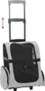 vidaXL Trolley für Haustiere 3-in-1 Grau 48x32x(57-106) cm Produktbild-Vorschau 6