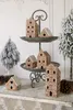 Clayre & Eef Teelichthalter Lebkuchenhaus 7x7x15 cm Braun Produktbild-Vorschau 5