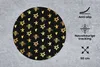 MuchoWow® Mauspad Mousepad Biene - Gold - Muster 50x50 cm - Produktbild-Vorschau 2