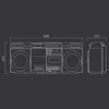 Muse M-380 GB, 6 kg, Schwarz, Persönlicher CD-Player Produktbild-Vorschau 5