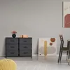Relaxdays Kommode, HBT: 63x80x30 cm, Metall, Holzoptik, 6 Produktbild-Vorschau 2