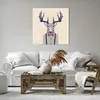 Bild auf Leinwand - Leinwandbild - Charakter Hirsch Produktbild-Vorschau 6