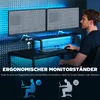 HOMCOM Gaming Tisch L-förmiger 165 x 80 cm Schreibtisch mit Produktbild-Vorschau 6