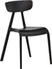 A black chair on a white background. Podgląd zdjęcia produktu
