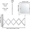 Belle Vous Chrom Kosmetikspiegel mit Wandhalterung Produktbild-Vorschau 2