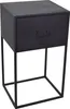 LOFT42 Djax Nachttisch mit Schublade - schwarz - Metall - Produktbild-Vorschau 1