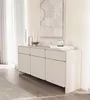Selsey Lummo - Credenza a 3 ante con 3 cassetti, grigio Anteprima dell’immagine prodotto 3