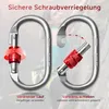 Karabiner Schwerlast, Karabinerhaken 25KN, O-förmige Produktbild-Vorschau 3