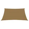 vidaXL Markiza 160 g/m² Taupe 4x4 m HDPE Podgląd zdjęcia produktu 11