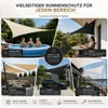 Sonnensegel Dreieck Sonnenschutz Schattensegel UV-Schutz Produktbild-Vorschau 7