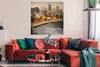 MuchoWow® Poster Gemälde - Öl - Skyline - Stadt - Wasser Produktbild-Vorschau 2