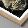 Gerahmtes Poster - Rahmen in heller Eiche - Tiere Leopard Produktbild-Vorschau 2