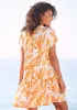 s.Oliver Blusenkleid orange-creme-bedruckt Größe 38 Produktbild-Vorschau 4