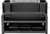 A black kitchen organizer for knives and chopsticks. Voir les images du produit