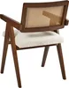BELIANI Lot de 2 chaises de salle à manger marron et beige Voir les images du produit 6