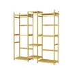 Portant à Vêtements en Bambou 177x41,5x196 cm – Armoire Voir les images du produit 12