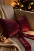 Weihnachtskissen Velvet Dekorative Schleife 40X23 Produktbild-Vorschau 2