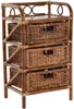 KRINES HOME Rattanowa komoda z szufladami Półka łazienkowa Podgląd zdjęcia produktu 1