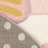 Tappeto per bambini Camera dei bambini colorato rosa Anteprima dell’immagine prodotto 4