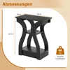 COSTWAY Beistelltisch 2er Set, 3-stöckiger Sofatisch mit Produktbild-Vorschau 7