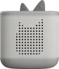 A front view of a gray and white Toniebox speaker with cat-like ears on top. Náhled obrázku produktu
