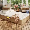 Flieks divano da giardino in rattan con schienale Anteprima dell’immagine prodotto 2
