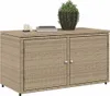vidaXL Záhradná skrinka béžová 110x55x60,5 cm Poly ratan Náhľad obrázku produktu 4