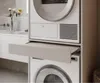 Waschmaschine Trockner Schrank mit Ausziehbrett Produktbild-Vorschau 3