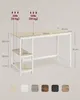 Počítačový stůl VASAGLE Stůl se 2 policemi 120 x 75 x 60 cm Náhled obrázku produktu 3