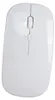 A white wireless mouse is shown from a top-down perspective against a white background. Produktbild-Vorschau