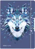 Herlitz Wild Animals Wolf, Abbildung, Blau, A4, 80 Blätter, Produktbild-Vorschau 1