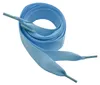 1 Paar Satin-Schnürsenkel seidig glänzend 110cm x 19mm hellblau