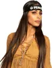 Hippie-Kopfband Peace-Stirnband schwarz-weiss 92cm - Produktbild-Vorschau 4