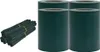 vidaXL Garten-Sichtschutz 4 Stk. PVC 35x0,19 m Mattgrün Produktbild-Vorschau 4