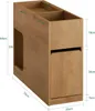 Maßzeichnung des SoBuy Couchtisches FBT158-N: 70x25x55 cm mit offener Ablage und Schublade Voir les images du produit