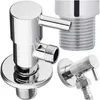 Eckventil 1/2 Zoll x 1/2 Zoll Verchromt Mit Doppelanschluss Produktbild-Vorschau 1