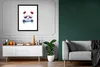 MuchoWow® Gerahmtes Poster Panda - Brille - Tropfen - Weiß Produktbild-Vorschau 8