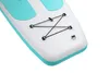 A close-up view of the front of an inflatable stand-up paddleboard. Produktbild-Vorschau
