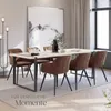 tectake® Esszimmerstuhl Marilyn gepolstert, in Samtoptik 58 Produktbild-Vorschau 9