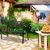 FCH Záhradná lavička z kovu, parková lavička zo železa, Náhľad obrázku produktu 5