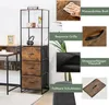 COSTWAY libreria da terra con 3 ripiani aperti e 3 Anteprima dell’immagine prodotto 3