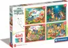 Supercolor 4 in 1 - Disney Winnie the Pooh (4 Puzzle (12-24 Produktbild-Vorschau 1