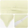 vidaXL, 2 housses de coussin, HOUTEN, crème, 35 x 35 cm, Voir les images du produit 4
