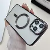Magnetische Clear Hülle für iPhone 15 Pro Max Galvanisierte Produktbild-Vorschau 2
