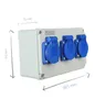 RoadEu - Steckdosenverteiler - 3x Schuko 230V. Produktbild-Vorschau 3