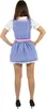 Dirndl für Damen blau/weiß/rosa kariert, Größe:XL Produktbild-Vorschau 3